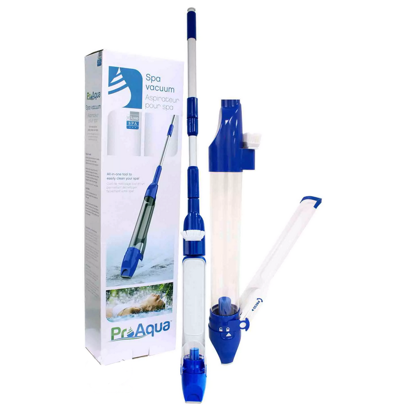 ProAqua spa vacuum cleaner with integrated skimmer